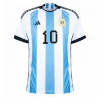 Argentinien Lionel Messi #10 Fußballbekleidung Heimtrikot WM 2022 Kurzarm